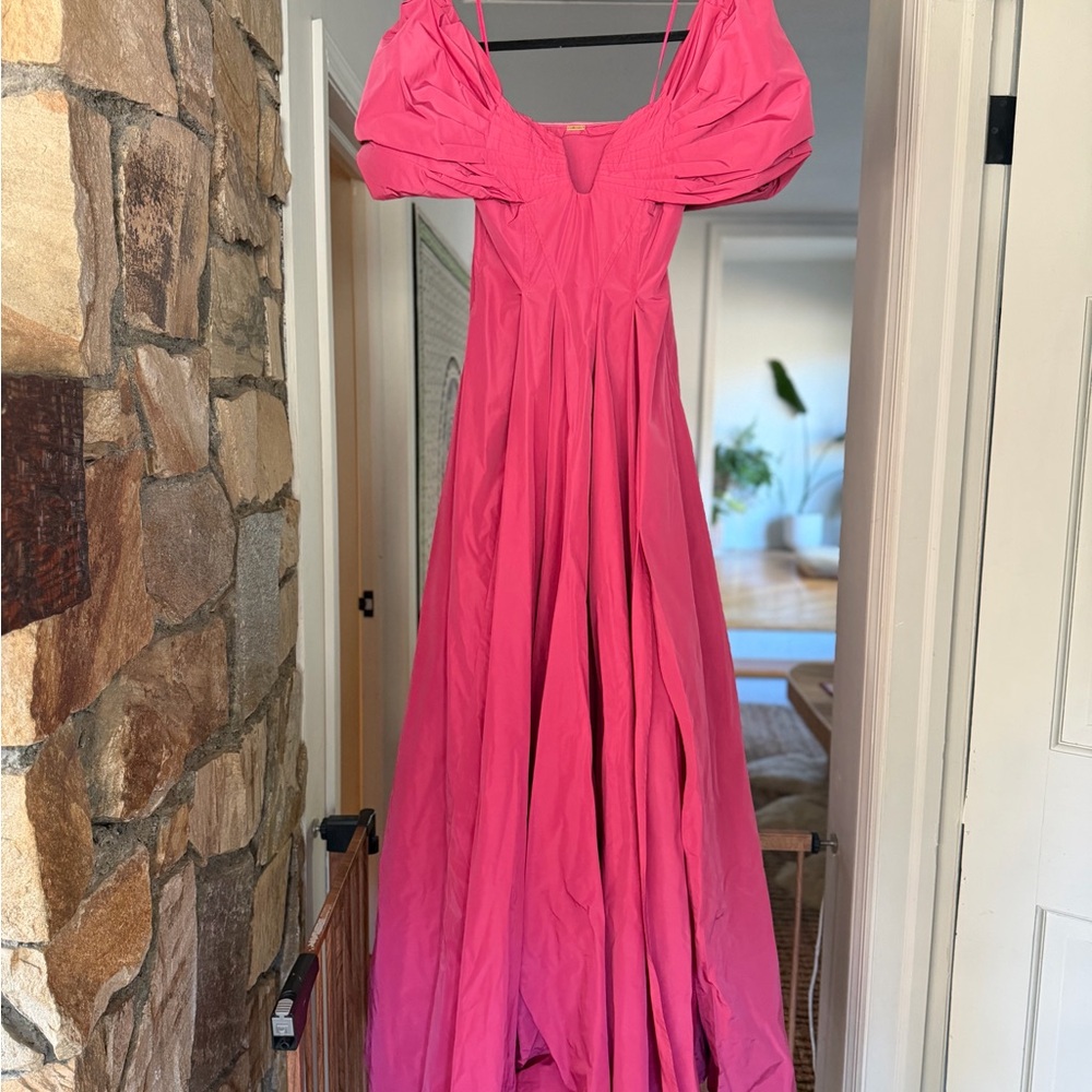 Cult Gaia Aviva Gown Sunkiss Pink Size 2 Runway - Picture 10 of 10
